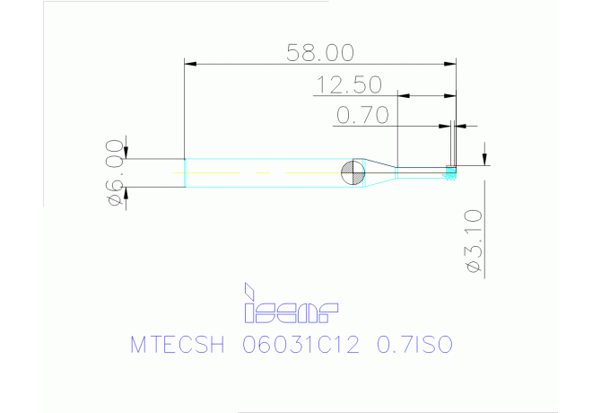 MTECSH 06031C12 0.7ISO IC903