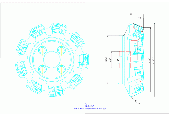 T465 FLN D160-09-40R-22ST
