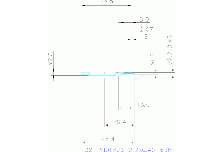 T32-PN01B03-2.2X0.45-63R