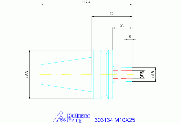 303134 M10X25
