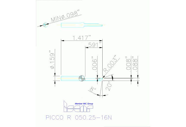 PICCO R 050.25-16N IC908