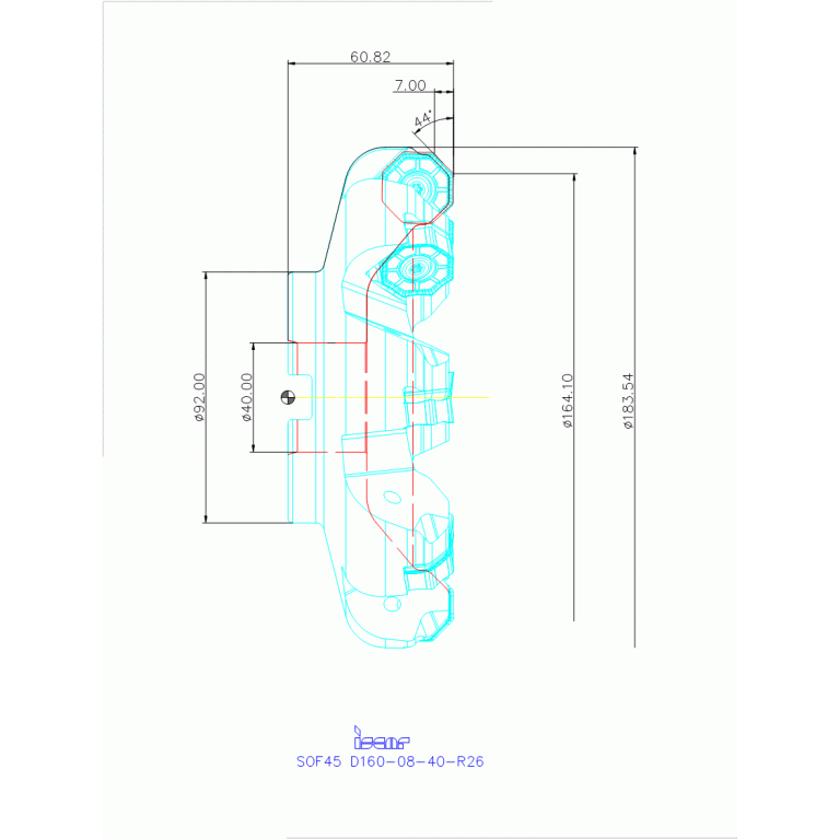 SOF45 D160-08-40-R26