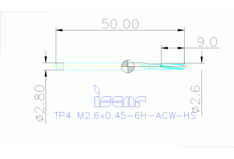 TPS M-2.6X0.45-W HS