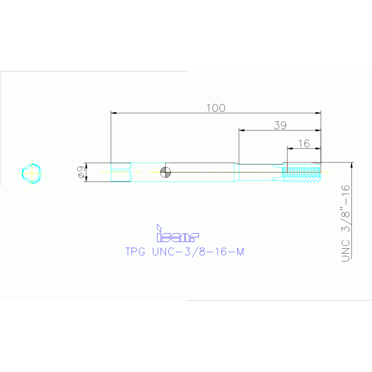 TPG UNC-3/8-16-M HE