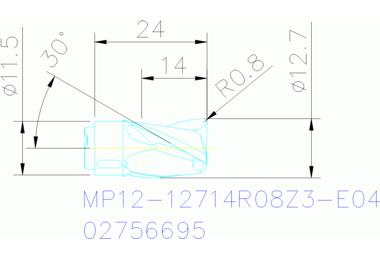 MP12-12714R08Z3-E04 F40M
