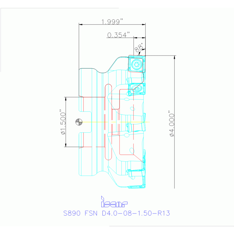 S890 FSN D4.0-08-1.50-R13