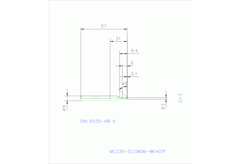 MC230-02.0W3B-WK40TF