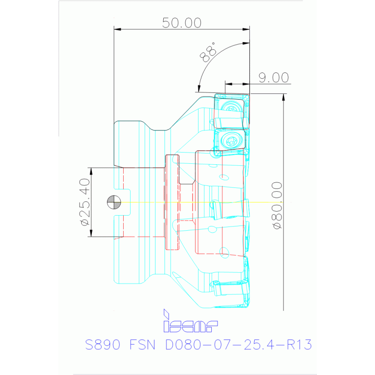 S890 FSN D080-07-25.4-R13