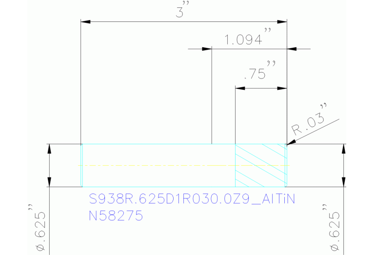 S938R.625D1R030.0Z9 ALTIN