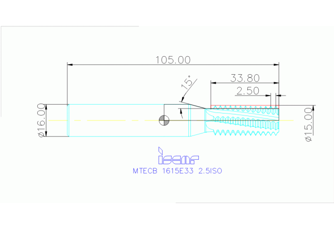 MTECB 1615E33 2.5ISO IC908