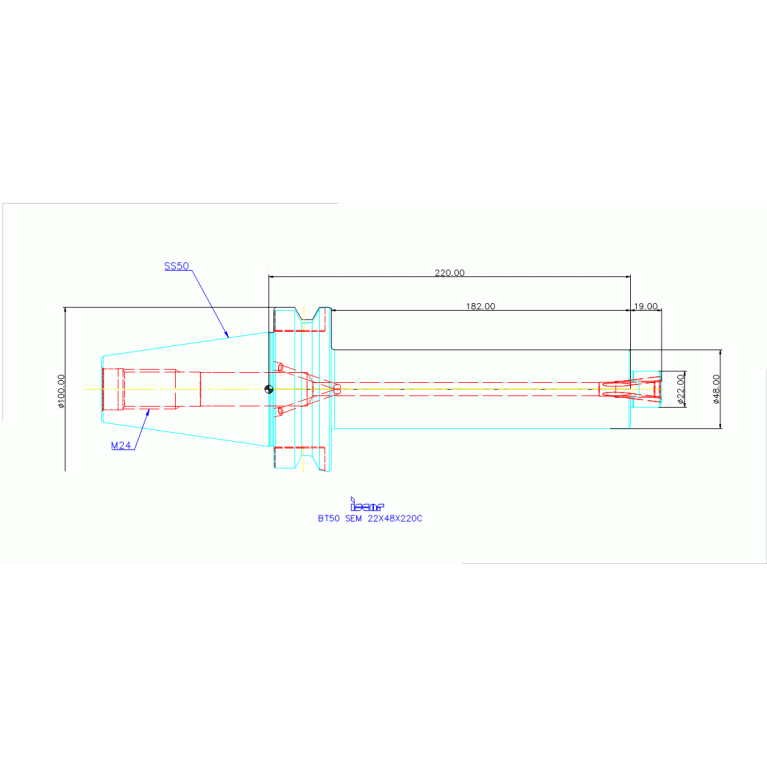 BT50 SEM 22X48X220C