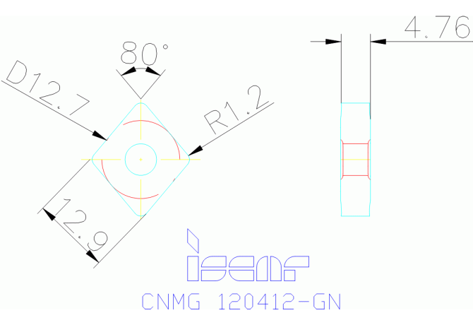 CNMG 120412-GN IC3028