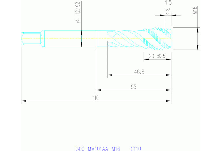 T300-MM101AA-M16 C110
