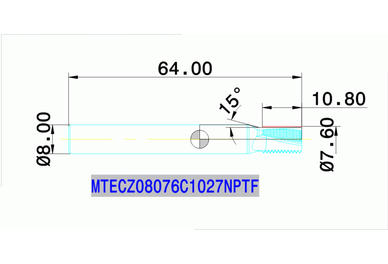 MTECZ 08076C10 27NPTF IN2005