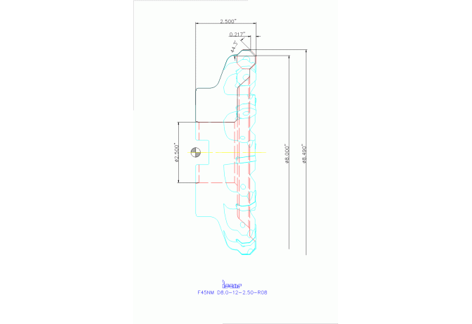 F45NM D8.0-12-2.50-R08