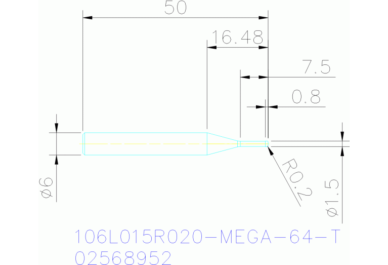 106L015R020-MEGA-64-T