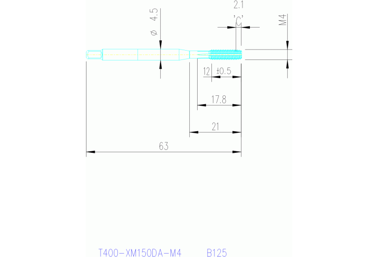 T400-XM150DA-M4 B125