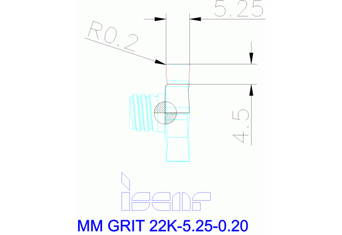 MM GRIT 22K-5.25-0.20 IC528