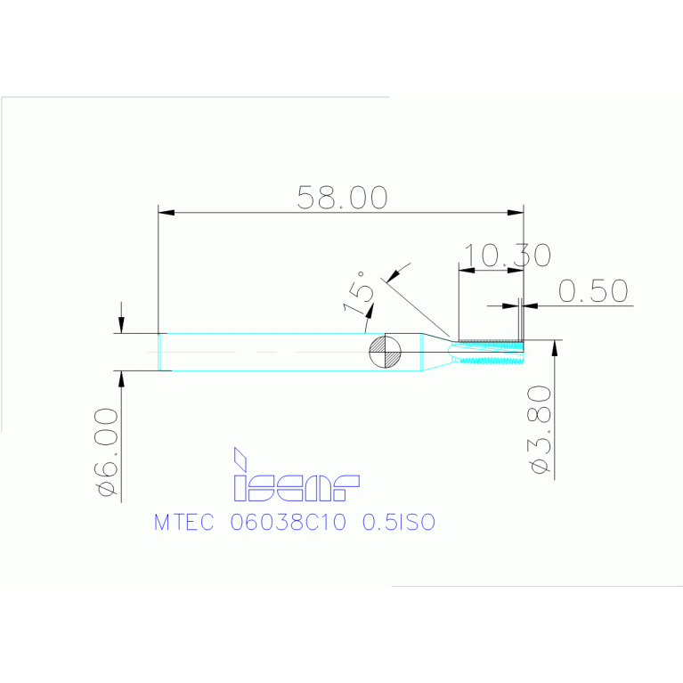 MTEC 06038C10 0.5ISO IC908