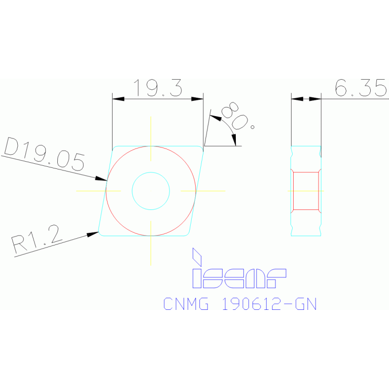 CNMG 190612-GN IC8150