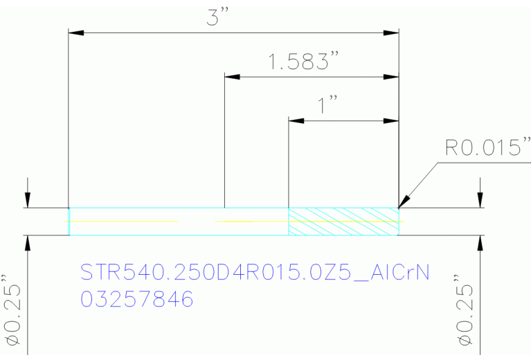 STR540.250D4R015.0Z5 ALCRN