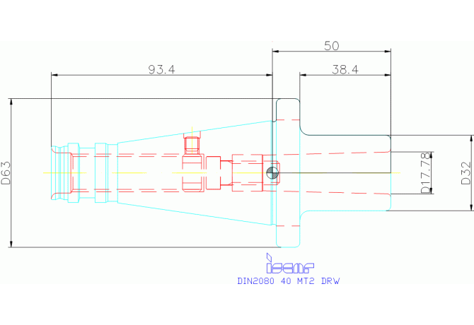 DIN2080 40 MT2 DRW