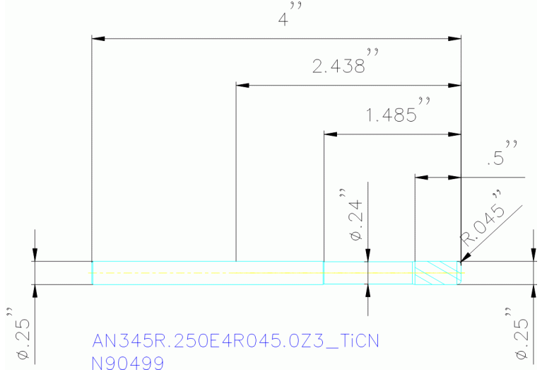 AN345R.250E4R045.0Z3 TICN