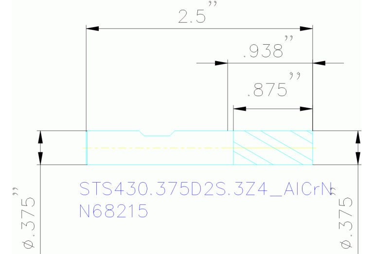 STS430.375D2S.3Z4 ALCRN