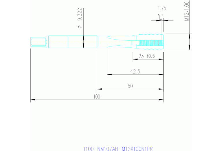 T100-NM107AB-M12X100N1PR