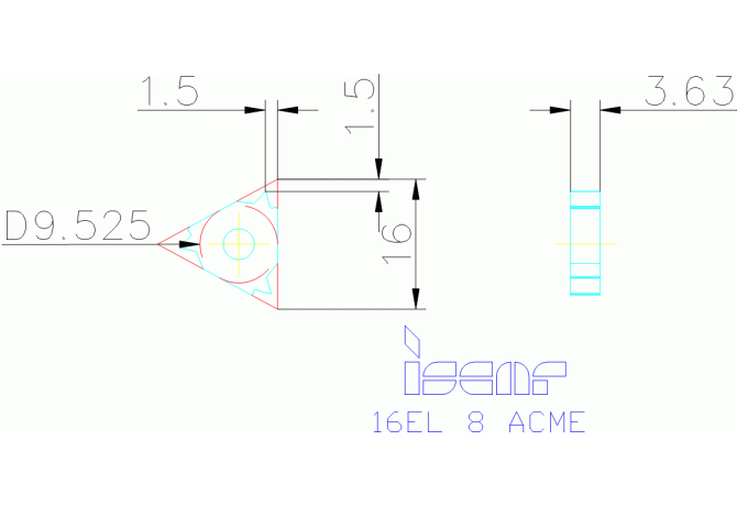 16EL 8 ACME IC50M