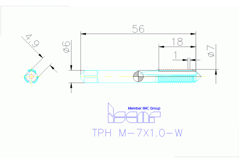 TPH M-7X1.0-W HS