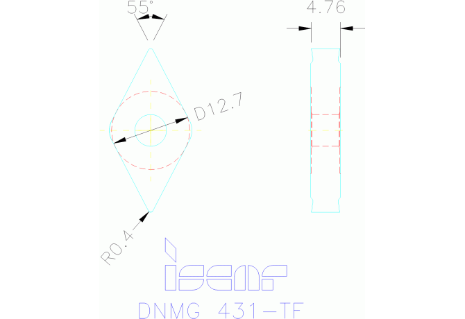 DNMG 150404-TF IC807