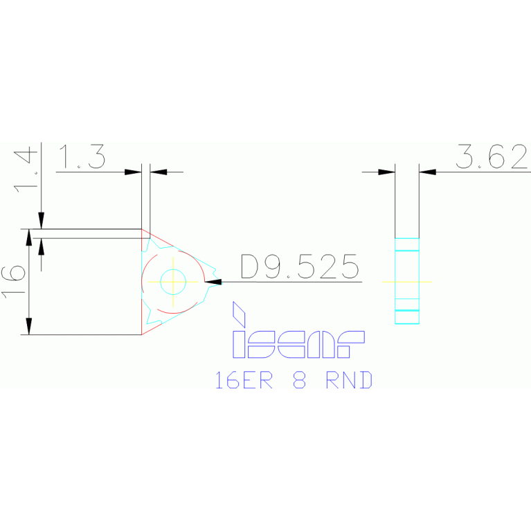 16ER 8 RND IC908