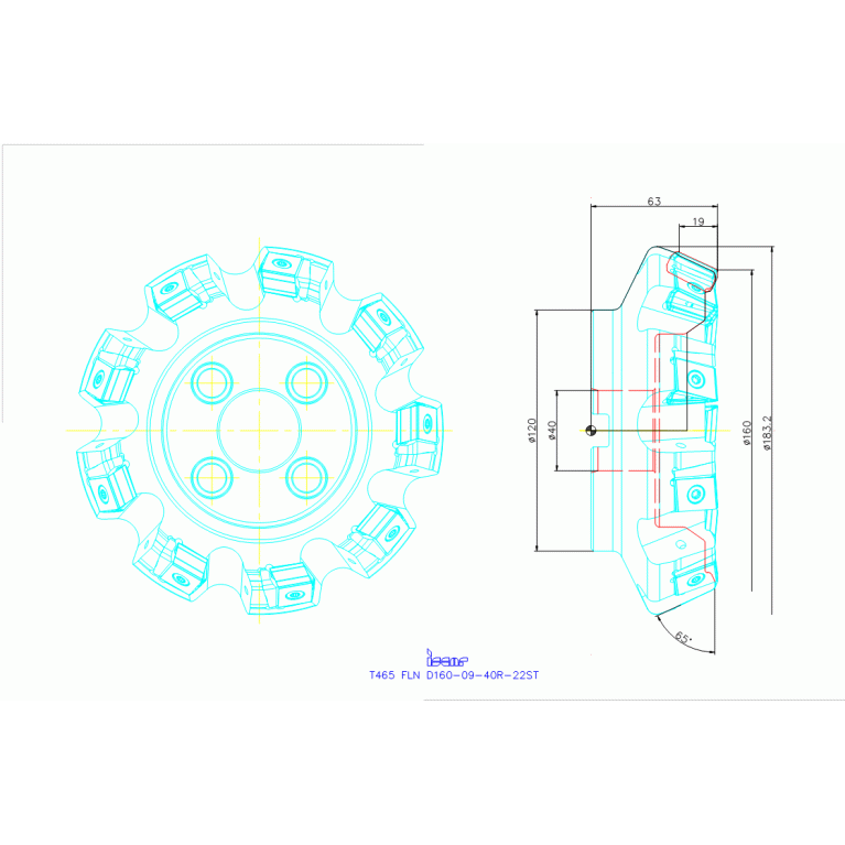 T465 FLN D160-09-40R-22ST