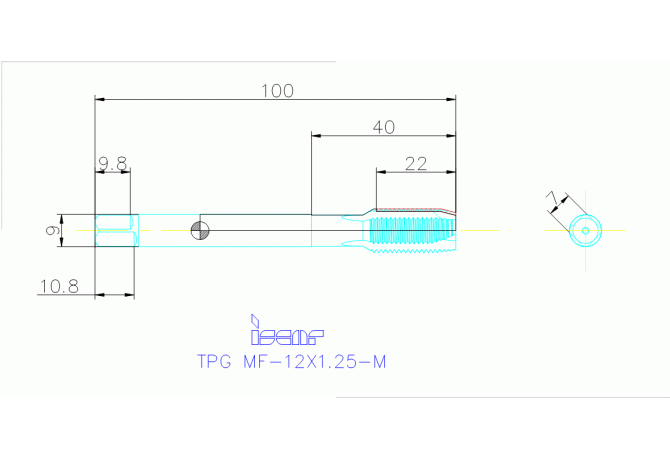 TPG MF-12X1.25-M HEST