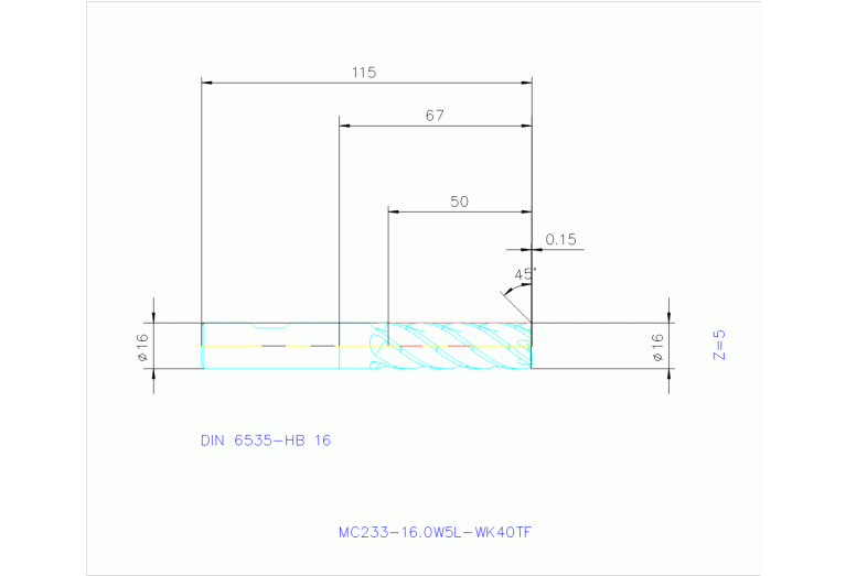 MC233-16.0W5L-WK40TF