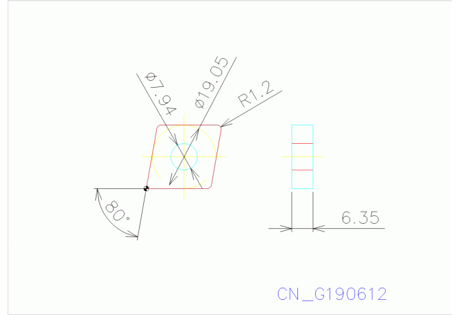 CNMG190612N-MX AC8115P