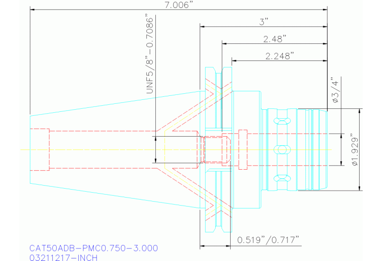 CAT50ADB-PMC0.750-3.000
