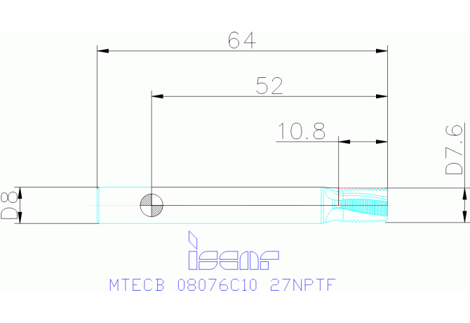 MTECB 08076C10 27NPTF IC908