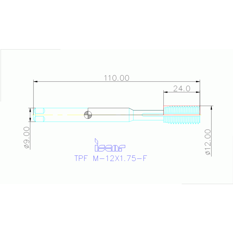 TPF M-12X1.75-F HETI