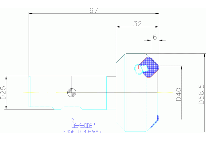 F45E D 40-W25