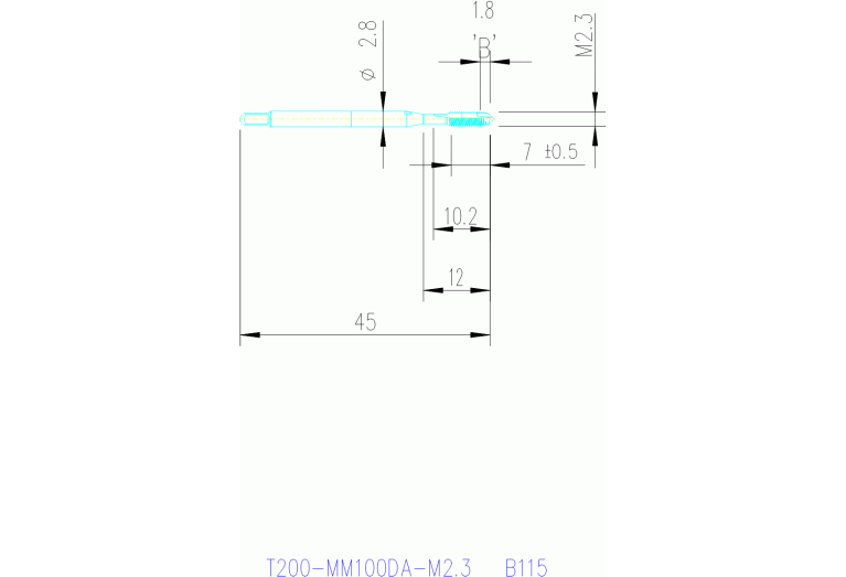 T200-MM100DA-M2.3 B115