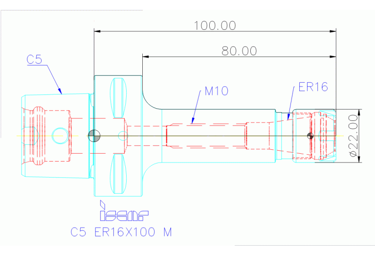 C5 ER16X100 M