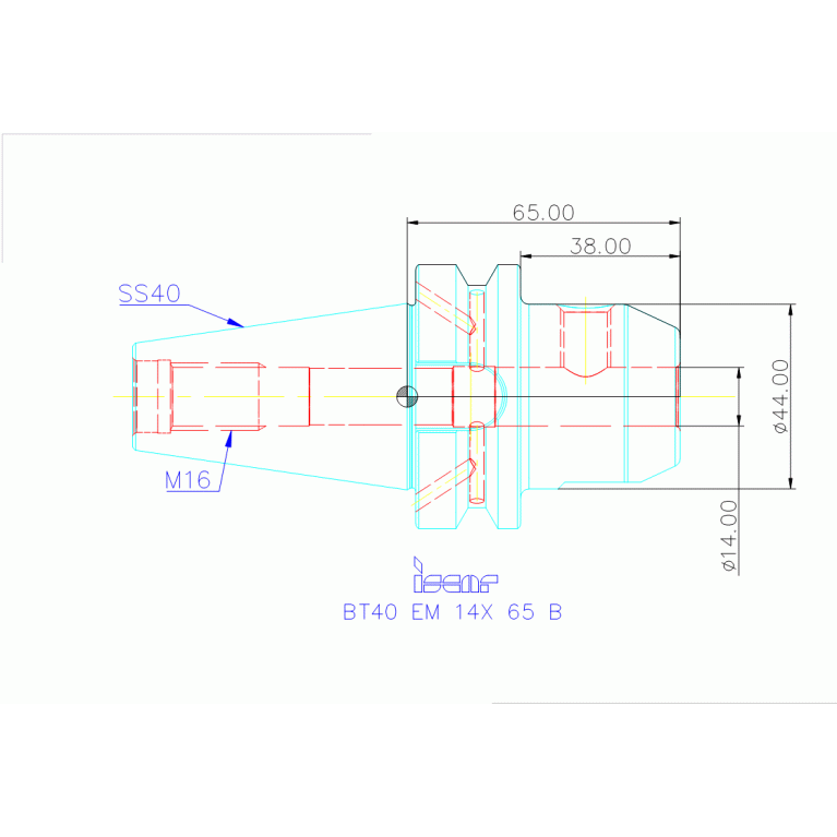 BT40 EM 14X 65 B