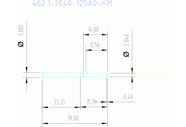 462.1-2040-125A0-XM H10F