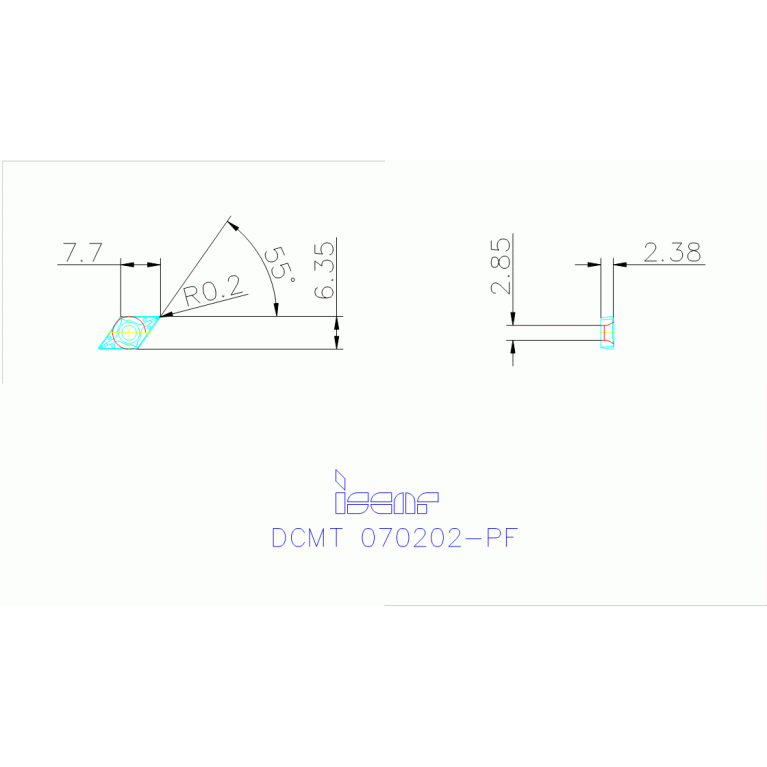 DCMT 070202-PF IC3028