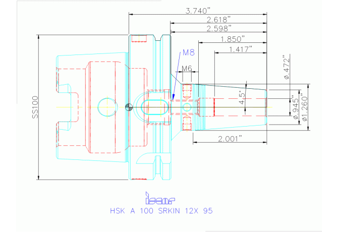 HSK A100 SRKIN12X95