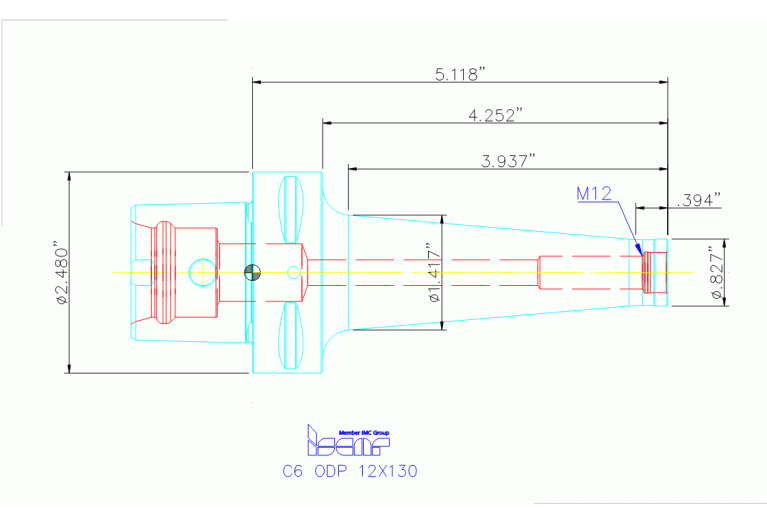 C6 ODP 12X130