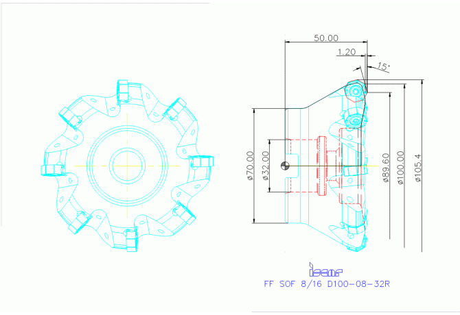 FF SOF 8/16 D100-08-32R