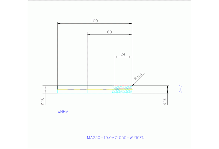 MA230-10.0A7L050-WJ30TF